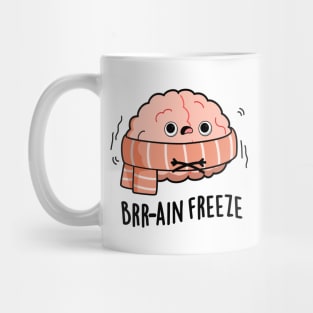 Brain Freeze Cute Biology Anatomy Pun Mug